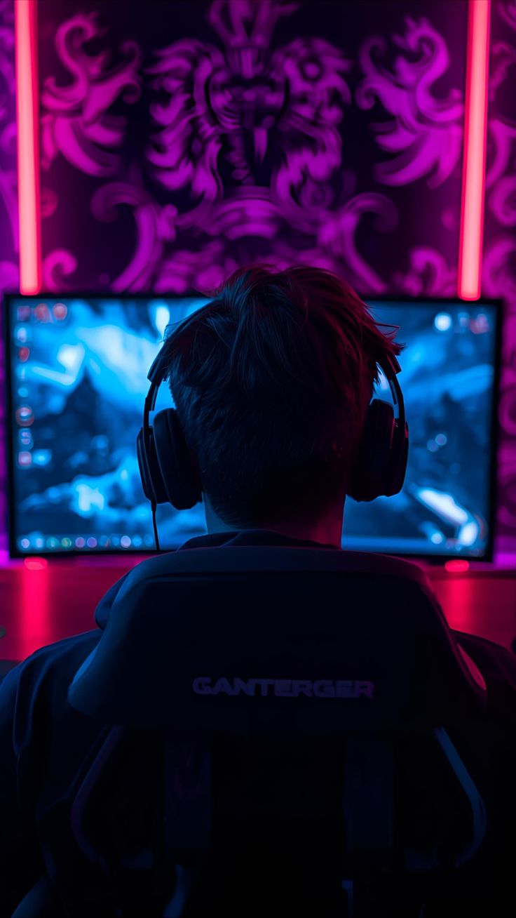 immersive dual monitor gaming setup